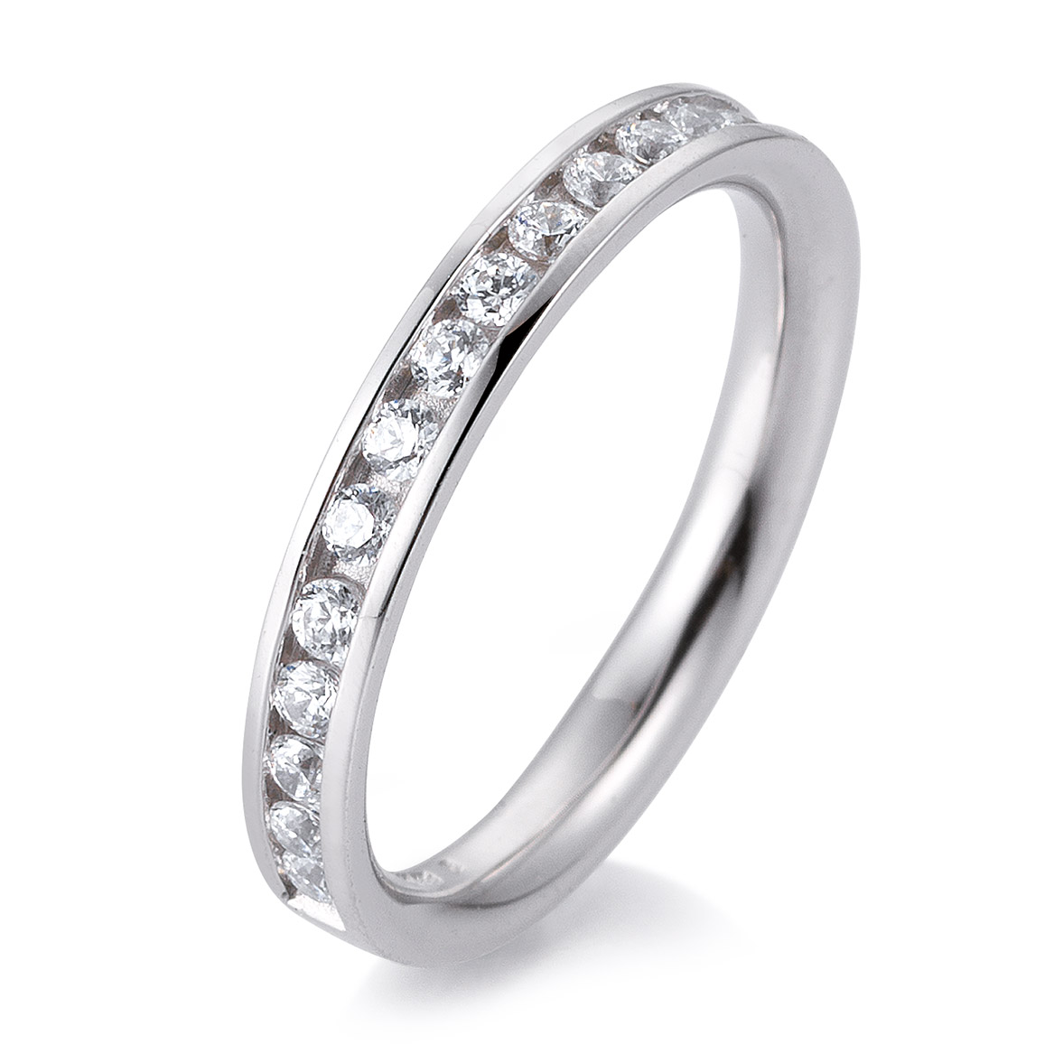 Breuning Alliance-Ring Eternity-Ring Weißgold TRS05BR660W - Diamantkranz
