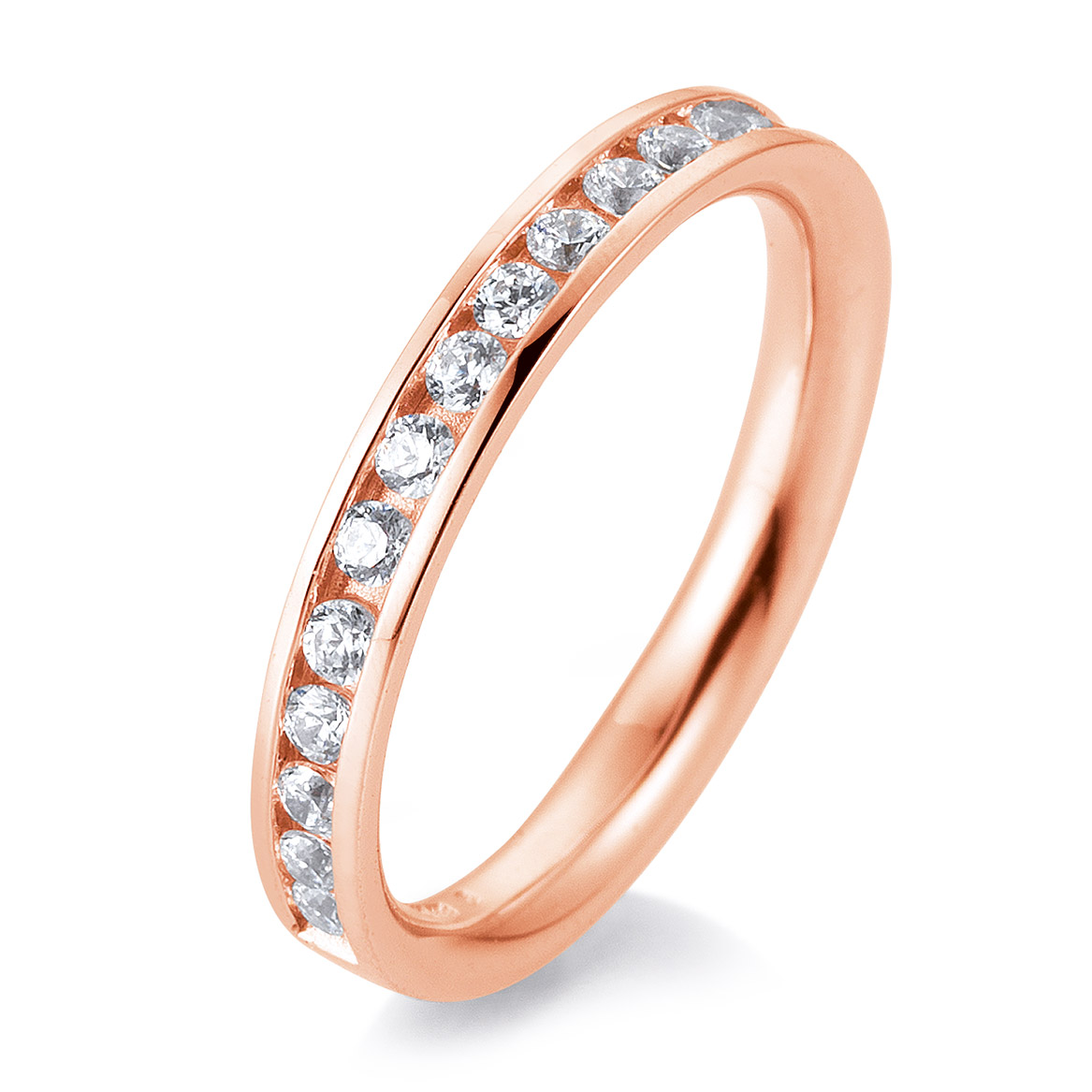 Breuning Alliance-Ring Eternity-Ring Rotgold Diamantkranz TRS05BR660R