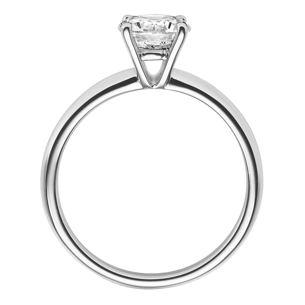 Verlobungsring 18018 Silber Solitär Ring